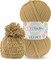 Chenille Velvet Yarn for Crocheting - 100g (132 Yards), Fluffy Plush Yarn, Perfect for Baby Blankets & Amigurumi, Size 6